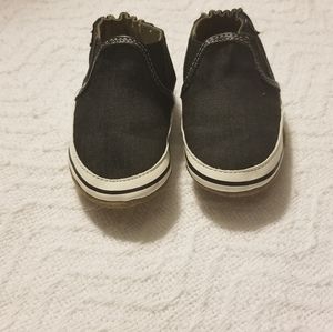 Robeez Liam Black Basic Black Soft Soles Shoes